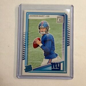 🔥Jaxson Dart Rated Rookie Football Card - Blue/White
